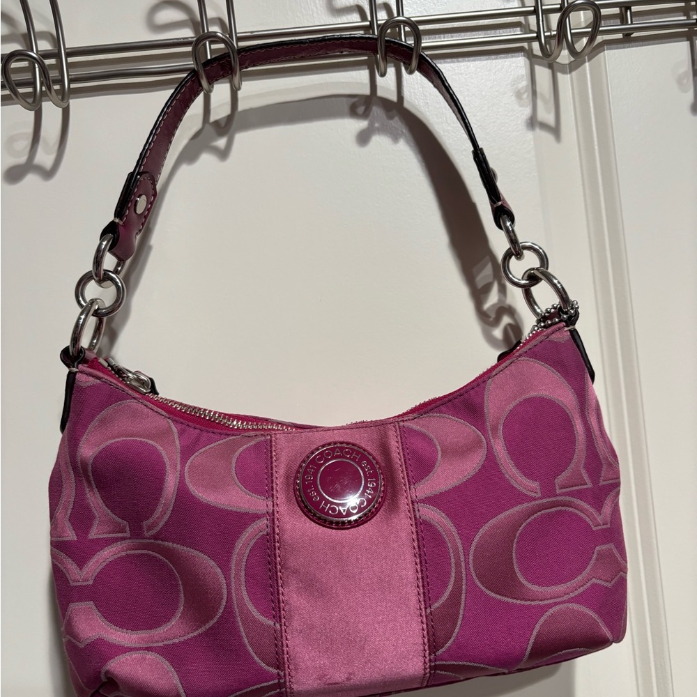 Coach Fuchsia Shoulder Bag